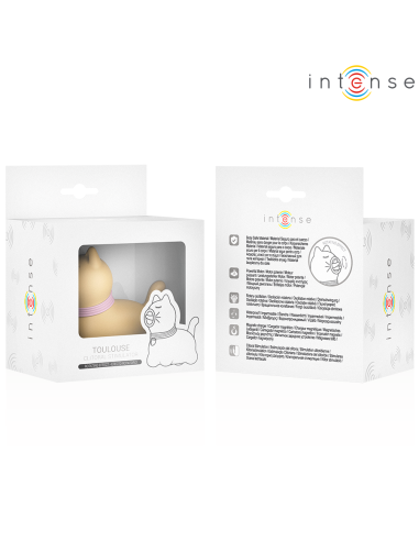 INTENSE ESTIMULADOR PUPPY LENGUA ROTADORA 360Aº PARA CLATORIS AMARILLO