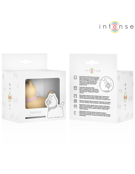 INTENSE ESTIMULADOR PUPPY LENGUA ROTADORA 360Aº PARA CLATORIS AMARILLO