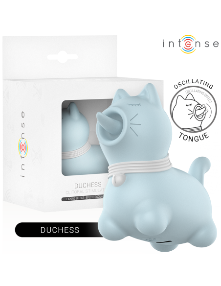 INTENSE ESTIMULADOR PUPPY LENGUA ROTADORA 360Aº PARA CLATORIS AZUL