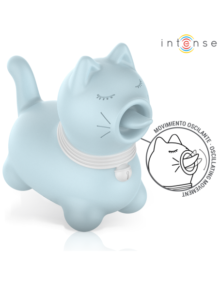 INTENSE ESTIMULADOR PUPPY LENGUA ROTADORA 360Aº PARA CLATORIS AZUL