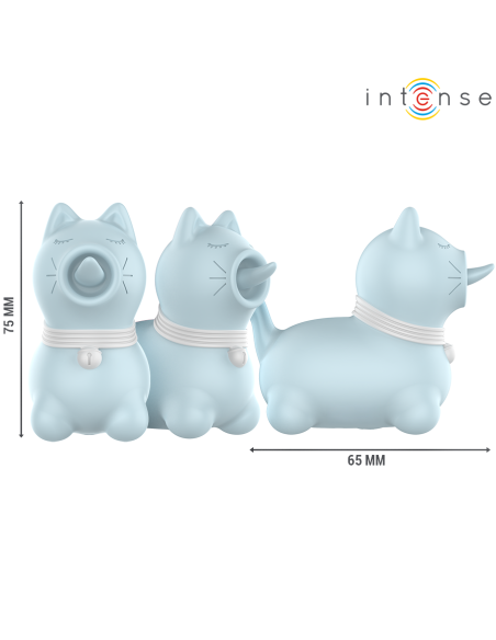 INTENSE ESTIMULADOR PUPPY LENGUA ROTADORA 360Aº PARA CLATORIS AZUL