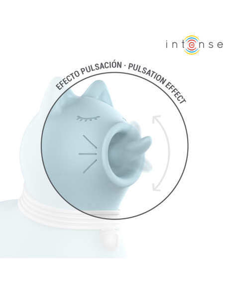 INTENSE ESTIMULADOR PUPPY LENGUA ROTADORA 360Aº PARA CLATORIS AZUL