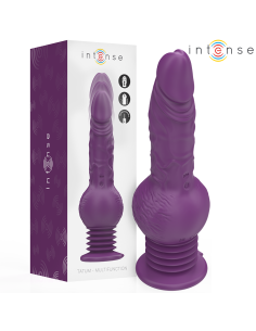 INTENSE TATUM VIBRADOR MULTIFUNCIAN CON VIBRACIAN UP AND DOWN 24 CM MORADO