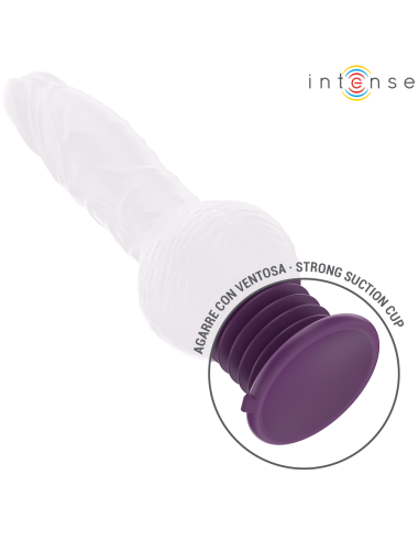 INTENSE TATUM VIBRADOR MULTIFUNCIAN CON VIBRACIAN UP AND DOWN 24 CM MORADO