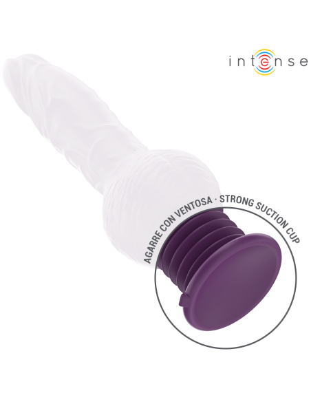 INTENSE TATUM VIBRADOR MULTIFUNCIAN CON VIBRACIAN UP AND DOWN 24 CM MORADO