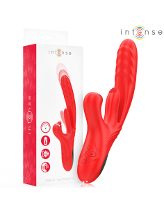 INTENSE ROSALIA VIBRADOR MULTIFUNCIAN 3 EN 1 ROJO