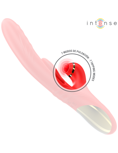 INTENSE ROSALIA VIBRADOR MULTIFUNCIAN 3 EN 1 ROJO