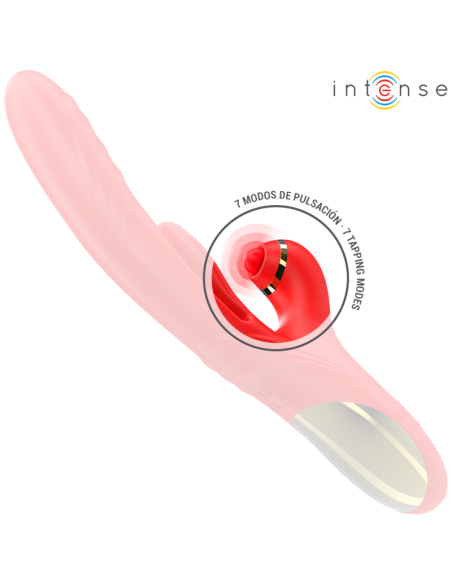 INTENSE ROSALIA VIBRADOR MULTIFUNCIAN 3 EN 1 ROJO