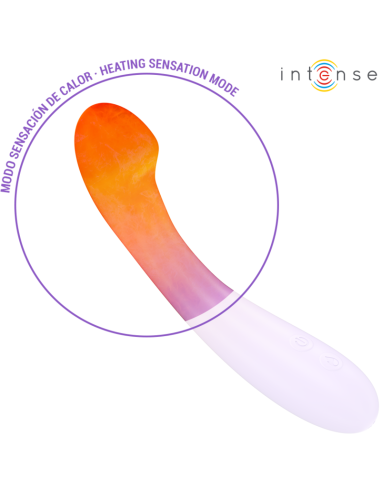 INTENSE BECKY VIBRADOR 19 CM CALENTABLE 7 VIBRACIONES MORADO