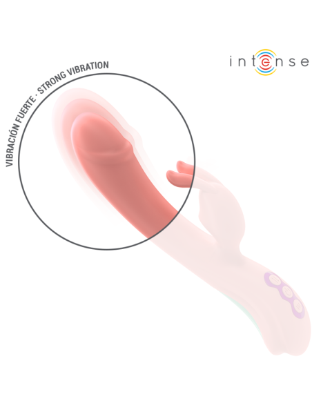 INTENSE RACHEL VIBRADOR RABBIT 5 VIBRACIONES ROSA