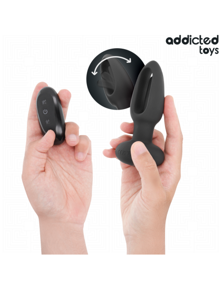 ADDICTED TOYS PLUG ANAL CON LENGUA VIBRADORA Y CONTROL REMOTO ADDICTED TOYS PLUG ANAL CON LENGUA VIBRADORA Y CONTROL REMOTO