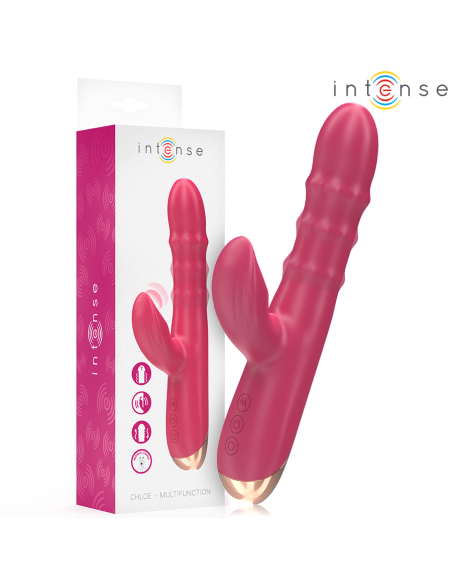 INTENSE CHLOE VIBRADOR MULTIFUNCIAN 3 EN 1 ROJO INTENSE CHLOE VIBRADOR MULTIFUNCIAN 3 EN 1 ROJO