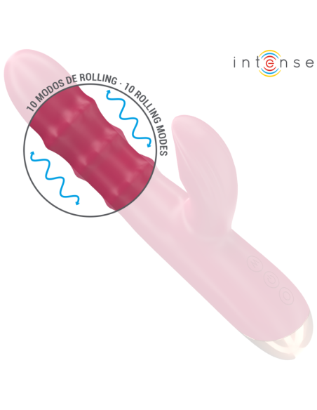 INTENSE CHLOE VIBRADOR MULTIFUNCIAN 3 EN 1 ROJO