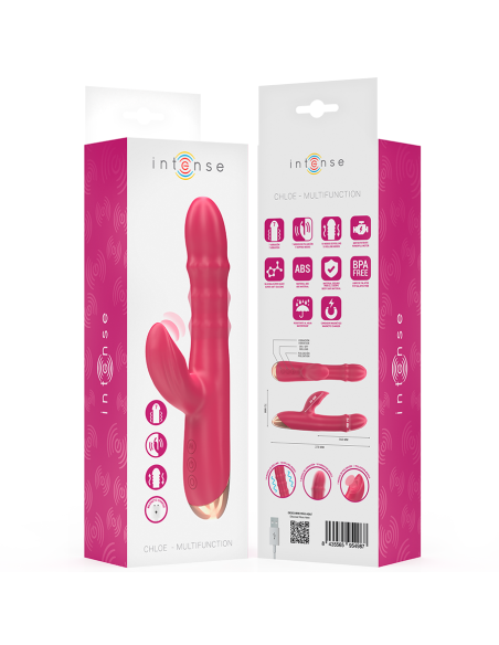 INTENSE CHLOE VIBRADOR MULTIFUNCIAN 3 EN 1 ROJO INTENSE CHLOE VIBRADOR MULTIFUNCIAN 3 EN 1 ROJO