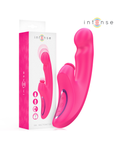 INTENSE EMI VIBRADOR 135 CM MULTIFUNCIAN 3 EN 1 10 VIBRACIONES ROSA