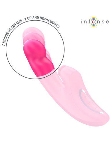 INTENSE EMI VIBRADOR 135 CM MULTIFUNCIAN 3 EN 1 10 VIBRACIONES ROSA