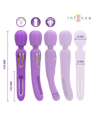 INTENSE CHRISTY VIBRADOR WAND CON LENGUA GIRATORIA