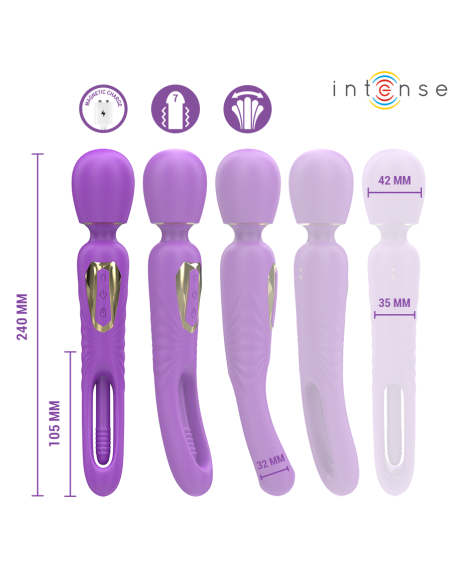 INTENSE CHRISTY VIBRADOR WAND CON LENGUA GIRATORIA