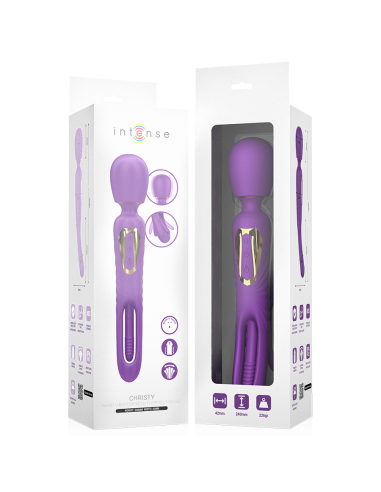 INTENSE CHRISTY VIBRADOR WAND CON LENGUA GIRATORIA