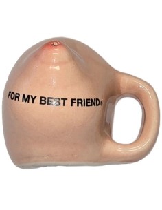 DIABLO PICANTE a IMAN DE 1 PECHO EN TAZA CERAMICA aFOR MY BEST FRIENDa