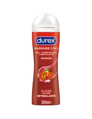 DUREX GEL LUBRICANTE DE MASAJE ESTIMULANTE GUARANA 200 ML