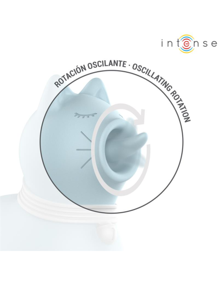 INTENSE ESTIMULADOR PUPPY LENGUA ROTADORA 360Aº PARA CLATORIS AZUL