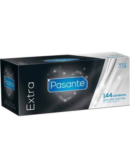 PASANTE EXTRA PRESERVATIVOS GRUESOS 144 UNIDADES