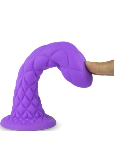 SILEXD DREAMY DILDO FANTASY SILICONA LIQUIDA TERMOREACTIVO VIOLETA 185 CM