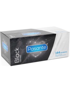 PASANTE BLACK VELVET PRESERVATIVOS CAJA 144 UNIDADES