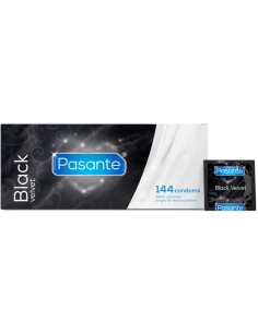 PASANTE BLACK VELVET PRESERVATIVOS CAJA 144 UNIDADES 2