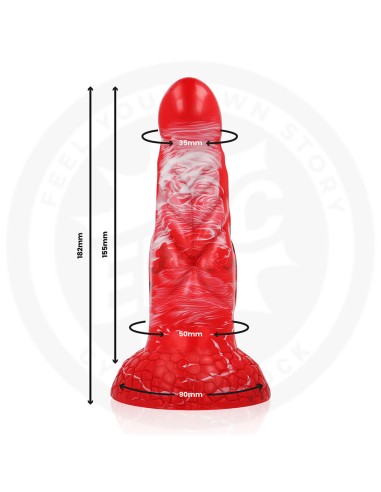 EPIC AGNIS DILDO FUEGO CARMESA