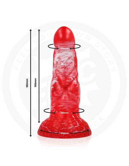 EPIC AGNIS DILDO FUEGO CARMESA