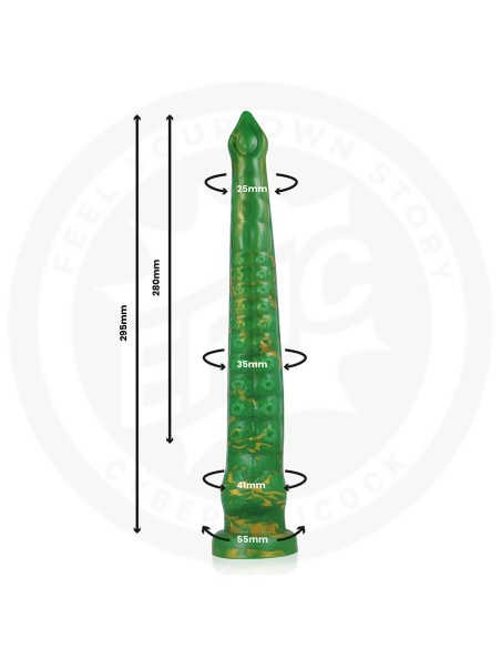 EPIC HYLOS DILDO DESTELLO VERDE