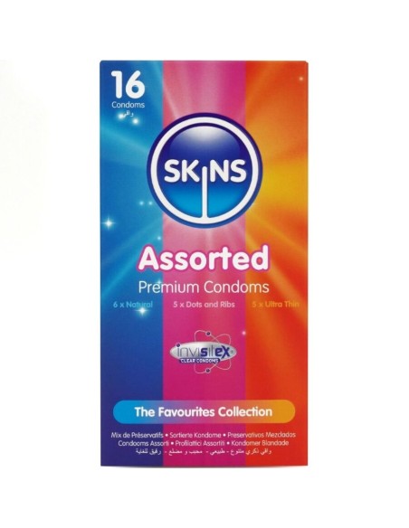 SKINS SURTIDO PRESERVATIVOS PREMIUM PACK 16