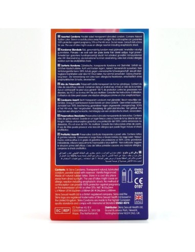 SKINS SURTIDO PRESERVATIVOS PREMIUM PACK 16