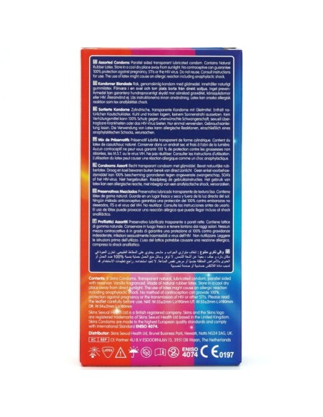 SKINS SURTIDO PRESERVATIVOS PREMIUM PACK 8 SKINS SURTIDO PRESERVATIVOS PREMIUM PACK 8