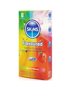SKINS MULTI SABORES PRESERVATIVOS PREMIUM PACK 8 2