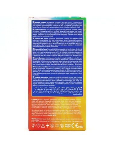 SKINS MULTI SABORES PRESERVATIVOS PREMIUM PACK 8