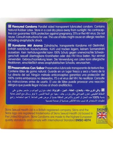 SKINS MULTI SABORES PRESERVATIVOS PREMIUM PACK 4