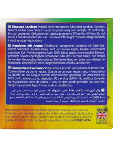SKINS MULTI SABORES PRESERVATIVOS PREMIUM PACK 4
