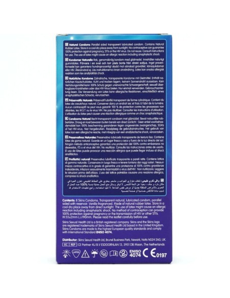 SKINS NATURAL PRESERVATIVOS PREMIUM PACK 8