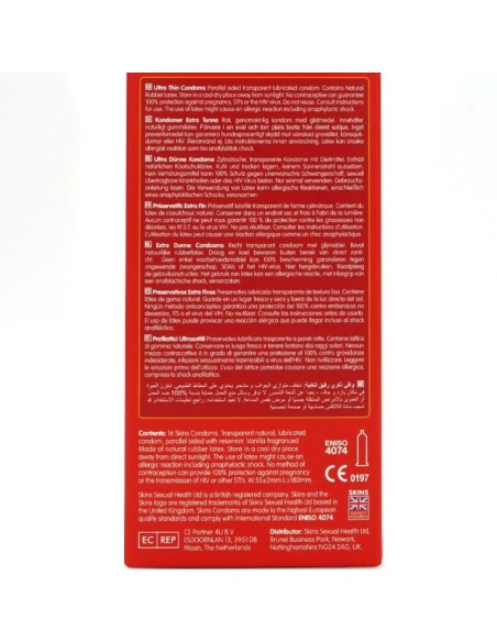 SKINS ULTRAFINOS PRESERVATIVOS PREMIUM PACK 16