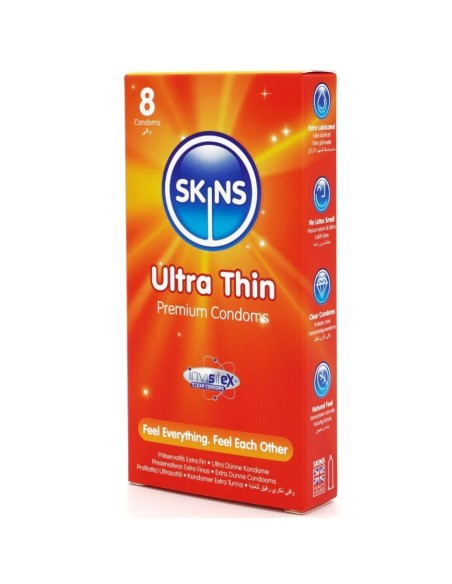 SKINS ULTRAFINOS PRESERVATIVOS PREMIUM PACK 8 SKINS ULTRAFINOS PRESERVATIVOS PREMIUM PACK 8