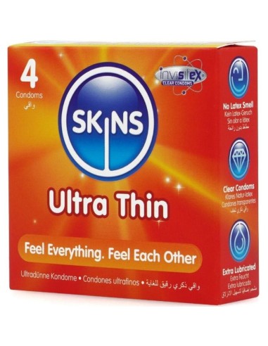 SKINS ULTRAFINOS PRESERVATIVOS PREMIUM PACK 4