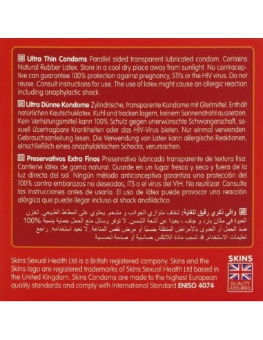 SKINS ULTRAFINOS PRESERVATIVOS PREMIUM PACK 4