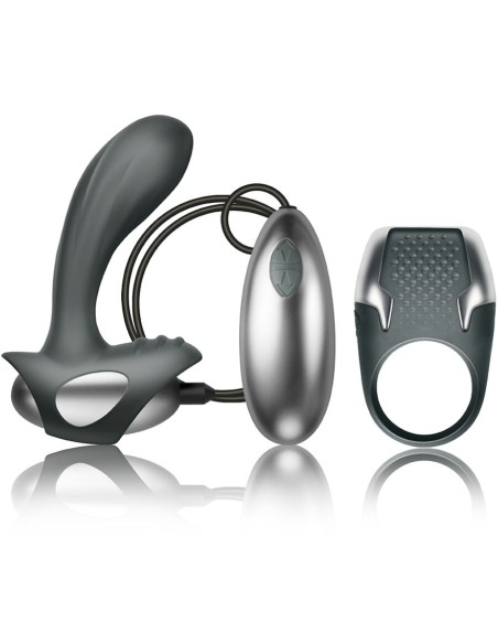 CLIMAXIMUM EXCITE KIT ANILLO PARA PENE MASAJEADOR PRASTATA CON CABLE