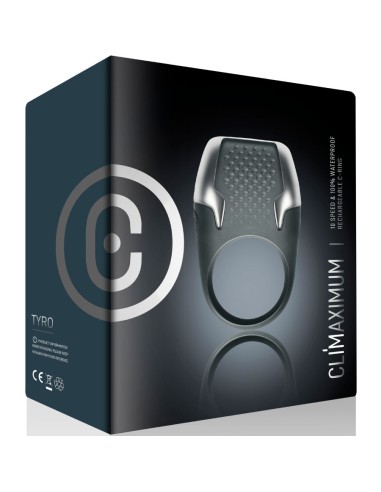 CLIMAXIMUM TYRO ANILLO VIBRADOR PARA PENE LUCES LED