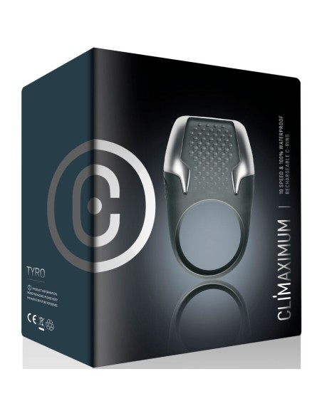CLIMAXIMUM TYRO ANILLO VIBRADOR PARA PENE LUCES LED
