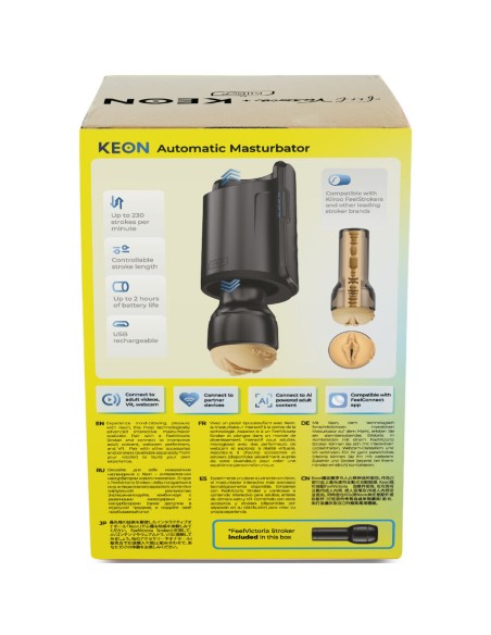 KIIROO KEON WIFI COMBO VICTORIA JUNE MASTURBADOR AUTOMATICO FEEL STROKER