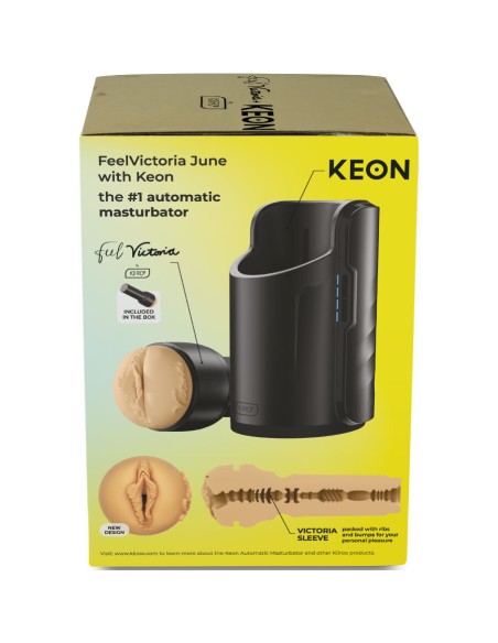 KIIROO KEON WIFI COMBO VICTORIA JUNE MASTURBADOR AUTOMATICO FEEL STROKER